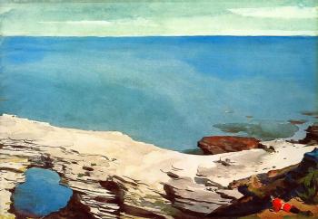 Winslow Homer : Natural Bridge, Bahamas